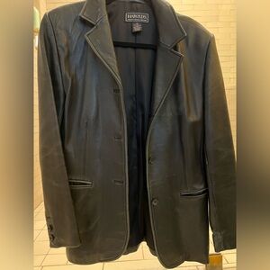Women’s Vintage Harold's Black Leather Jacket